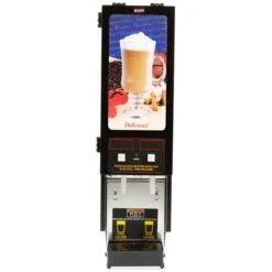 BUNN® Bunn SET00.0200 FMD-2 BLK Fresh Mix Cappuccino / Espresso Machine Hot Beverage Dispenser With 2 Hoppers -Beverage Shop 1631610