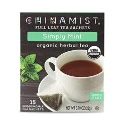 China Mist - Simply Mint Herbal Full Leaf Tea Sachet, 2 Boxes 15 Count Each -Beverage Shop 418qejcaccl 2