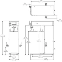 BUNN® Bunn 54000.0100 ITCB DV HV Infusion Series Tea & Coffee Brewer Dual-Volt High Volume, Platinum Edition 9 BUNN® Bunn 54000.0100 ITCB DV HV Infusion Series Tea & Coffee Brewer Dual-Volt High Volume, Platinum Edition -Beverage Shop 54000.0100 itcb dv hv pe 31