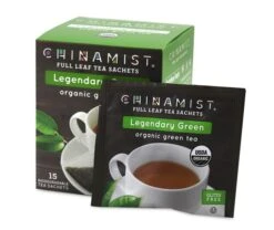 China Mist - Legendary Green Organic Black Full Leaf Tea Sachet, 4 Boxes 15 Count -Beverage Shop 6p 209 cm legendarygreen 15ct b 1 1