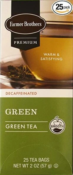 Farmer Brothers Premium: Decaf Green Tea, 6/25 Ct Tea Boxes -Beverage Shop 81h9cq4yajl. sy679 pibundle 25 topright 0 0 sx284sy679sh20 1