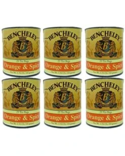Bencheley Tea Bags, 6/25 Ct Orange & Spice Tea