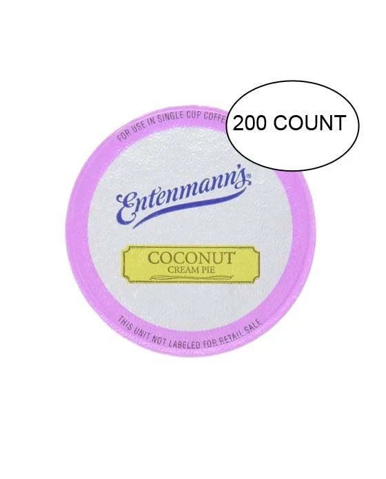 Entenmann's Single Serve Coffee, Coconut Cream Pie 200 Count 1 Entenmann's Single Serve Coffee, Coconut Cream Pie 200 Count