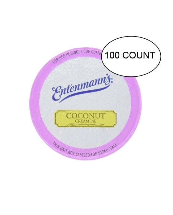 Entenmann's Single Serve Coffee, Coconut Cream Pie, 100 Count 1 Entenmann's Single Serve Coffee, Coconut Cream Pie, 100 Count
