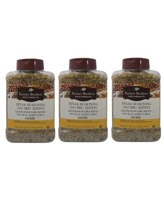 Farmer Brothers Steak Seasoning (3 Bottles/28 Oz Ea.) 1 Farmer Brothers Steak Seasoning (3 Bottles/28 Oz Ea.)