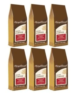 Harry & David Chocolate Cherry Decadence Coffee, 6 Bags (12 Oz Each)