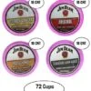 Jim Beam Coffee Single Serve Cups, Assorted Flavors,18 Cups Each