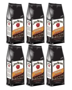 Jim Beam Spiced Honey Bourbon Flavored Ground Coffee, 6 Bags (12 Oz Ea.)