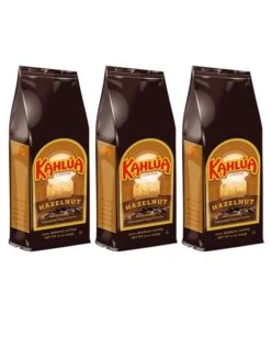Beverage Shop 7 Kahlua Hazelnut Gourmet Ground Coffee (3 Bags/12 Oz)