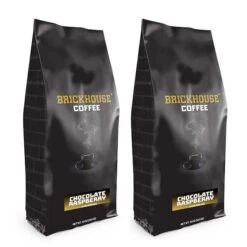 Brickhouse Ground Coffee, Chocolate Raspberry, 2/12 Oz Bags