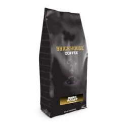 Brickhouse Ground Coffee, Dark Roast, 12oz Bag