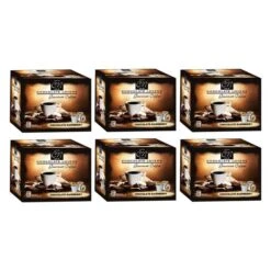 Caffe Noir Gourmet Coffee Chocolate Raspberry, Single Serve Beverage Cups, 6 Box 12 Count Each