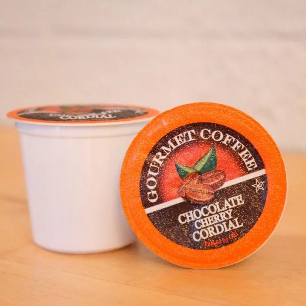 Chocolate Cherry Cordial Coffee, 100 Single Serve Cups 2 Chocolate Cherry Cordial Coffee, 100 Single Serve Cups - Image 2