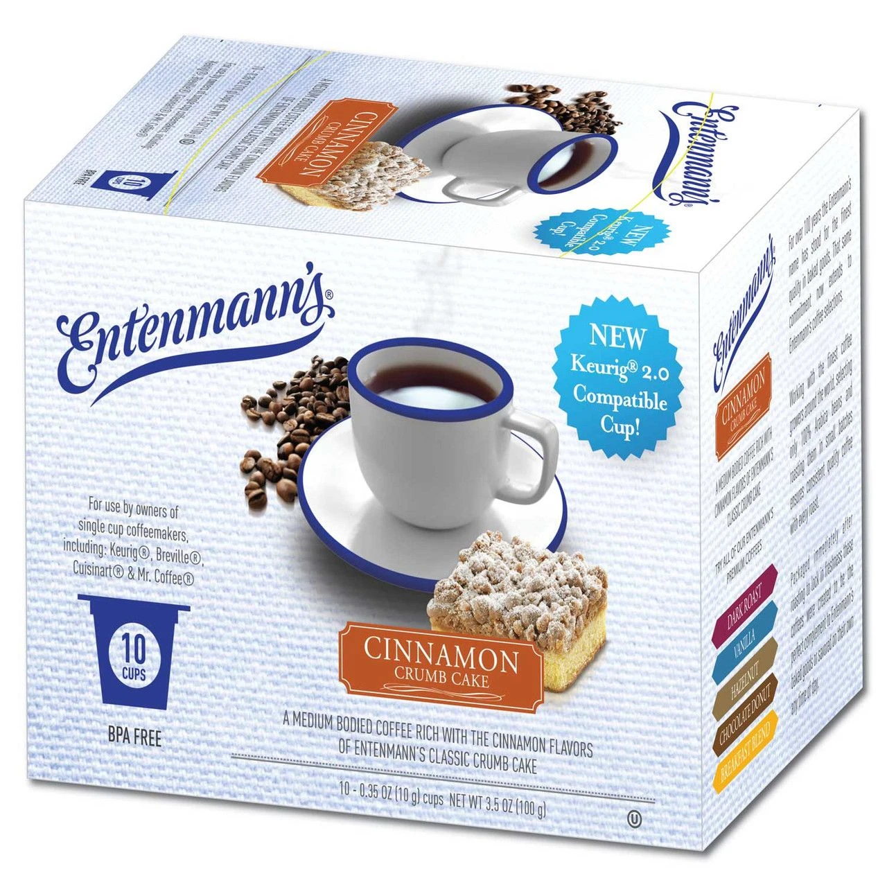 Entenmann's Cinnamon Crumb Cake Single Serve Cups, 200 Count 2 Entenmann's Cinnamon Crumb Cake Single Serve Cups, 200 Count - Image 2