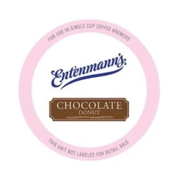 Entenmann's Single Serve Coffee, Chocolate Donut, 4/10 (40 Count) -Beverage Shop entchocodonut