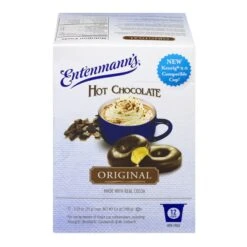 Entenmann's Single Serve Coffee, Hot Chocolate Original, 6/12 Count -Beverage Shop entenmann s hot chocolate 12 count 1 1