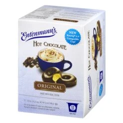 Entenmann's Single Serve Coffee, Hot Chocolate Original, 6/12 Count -Beverage Shop entenmann s hot chocolate 12 count 3 1