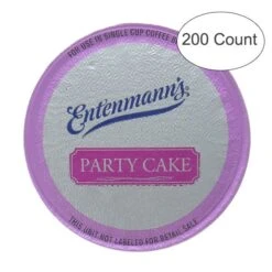 Beverage Shop 11 Entenmann's Single Serve Coffee, Party Cake, 200 Count