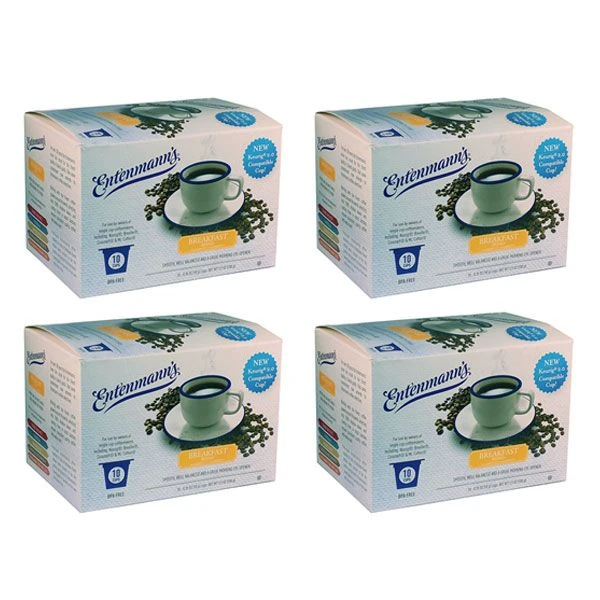 Entenmann's Single Serve Coffee, Breakfast Blend, 4/10 (40 Count) 1 Entenmann's Single Serve Coffee, Breakfast Blend, 4/10 (40 Count)