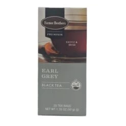 Farmer Brothers Premium: Earl Grey Hot Tea, 2/25 Ct Tea Boxes -Beverage Shop fbearlgreyblacktea2 2