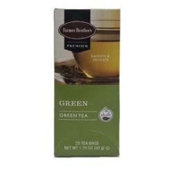 Farmer Brothers Premium: Green Tea, 6/25 Ct Tea Boxes 7 Farmer Brothers Premium: Green Tea, 6/25 Ct Tea Boxes -Beverage Shop fbgreentean2 1