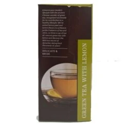 Farmer Brothers Premium Green Tea With Lemon, 6/25 Ct Tea Boxes -Beverage Shop fblemontea2 2
