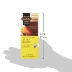 Farmer Brothers Premium Lively Lemon Hot Tea, 6/25 Ct Tea Boxes -Beverage Shop fbliveltlemon3 1