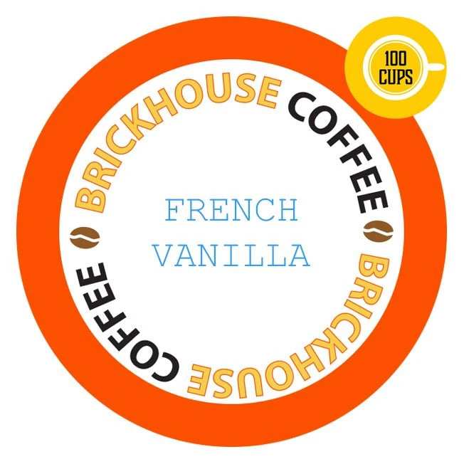 Brickhouse Single Serve Coffee, French Vanilla, 100 Count 1 Brickhouse Single Serve Coffee, French Vanilla, 100 Count