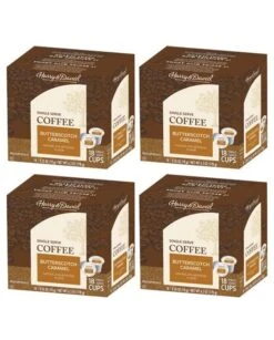 Harry & David Butterscotch Caramel Single Serve Coffee,4/18 Count