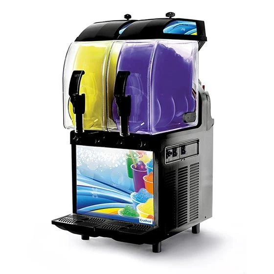 Crathco I-PRO 2M LIGHT PANEL (1206-001) Double 2.9 Gallon Granita / Slushy / Frozen Beverage Machine With Manual Control And Light Panel - 115V 1 Crathco I-PRO 2M LIGHT PANEL (1206-001) Double 2.9 Gallon Granita / Slushy / Frozen Beverage Machine With Manual Control And Light Panel - 115V
