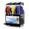 Crathco I-PRO 3M W/ LIGHT (1206-005) Black 24" Countertop Triple 2.9 Gallon Granita / Slushy / Frozen Beverage Dispenser With Lighted Front Panel And Mechanical Controls, 115V
