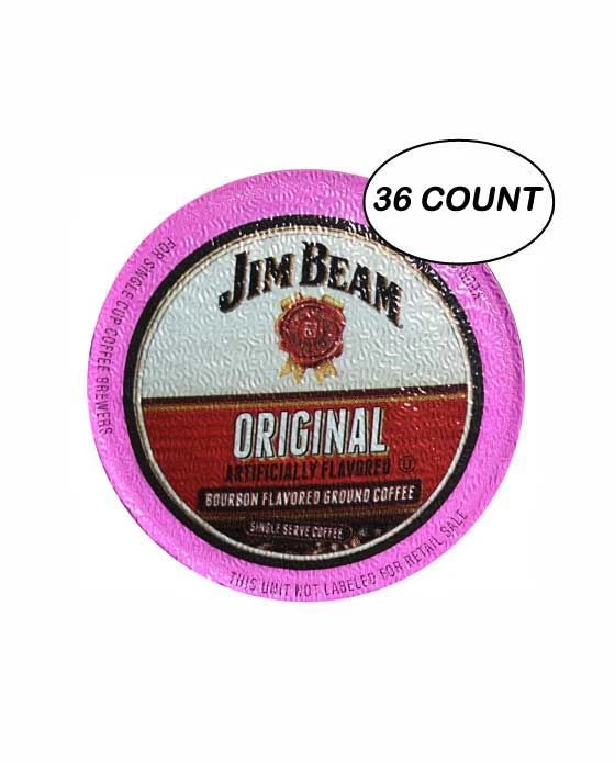 Jim Beam Original Bourbon Flavored Single Serve Cups, 36 Cups 1 Jim Beam Original Bourbon Flavored Single Serve Cups, 36 Cups