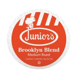 Junior's Most Fabulous Brooklyn Blend, Medium Roast Single Single Serve 2/18 Ct -Beverage Shop juniors most fabulous brooklyn blend medium roast single single serve 1 ct 1