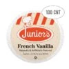 Junior's Most Fabulous French Vanilla, Medium Roast Single Single Serve 100 Ct