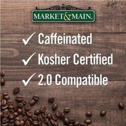 Market & Main Chocolate Peanut Butter Single Serve Coffee Cups, 6 Box (72 Cups) -Beverage Shop market main chocolate peanut butter cup coffee single serve cups 12cups3