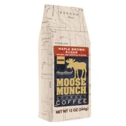Harry & David Moose Munch Maple Brown Sugar Ground Gourmet Coffee 2 Bags -Beverage Shop mbs2