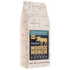 Harry & David Maple Vanilla Moose Munch Gourmet Coffee 6 Bags (12 Oz Each) 5 Harry & David Maple Vanilla Moose Munch Gourmet Coffee 6 Bags (12 Oz Each) -Beverage Shop mm2 3