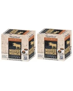 Moose Munch Single Serve Coffee By Harry & David, Maple Walnut, 2/18 Count