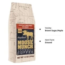Harry & David Moose Munch Maple Brown Sugar Ground Gourmet Coffee 3 Bags (12 Oz Each) -Beverage Shop new project 2 1