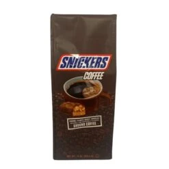 Snickers Caramel, Peanuts, Nougat And Chocolate, Naturally And Artificially Flavored Ground Coffee, 6/10 Oz Bags -Beverage Shop snickers1 3