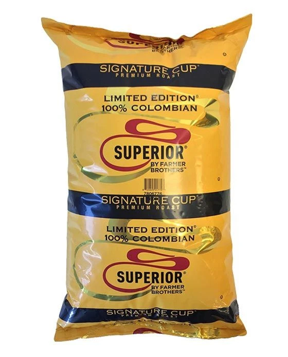 Superior LE 100% Colombian Ground Coffee (160 Bags/2.5 Oz) 1 Superior LE 100% Colombian Ground Coffee (160 Bags/2.5 Oz)