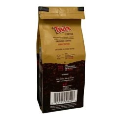 Twix Milk Chocolate, Caramel And Cookie Bars, Naturally And Artificially Flavored Ground Coffee, 4/10 Oz Bag -Beverage Shop twix1 2